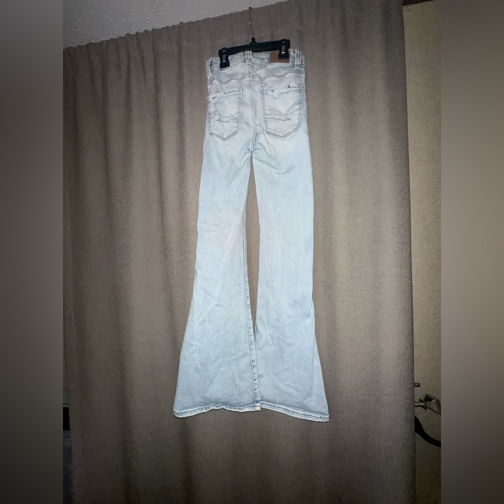 American eagle super hi-rise flare jeans - Picture 2 of 5